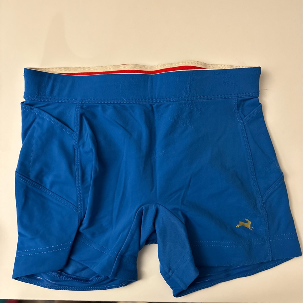 Tracksmith Blue Lane 5 Short Tights